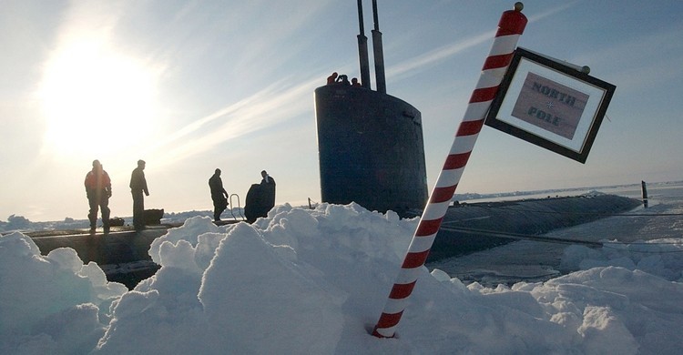 Submarino en el Polo Norte. Marion Doss (Flickr).