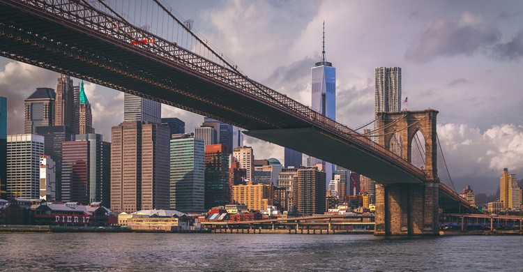 Nueva York desde el puente de Brooklyn. Andrés Nieto Porras (Flickr)