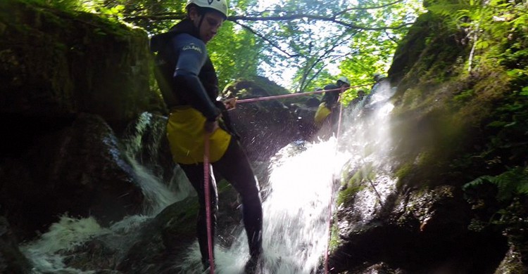 Descenso de cañones. Barranquismo en Asturias