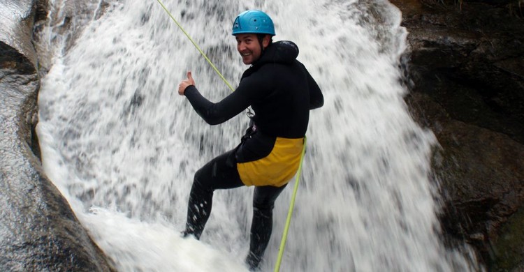 Garganta Pupuos. Canyoning Spain