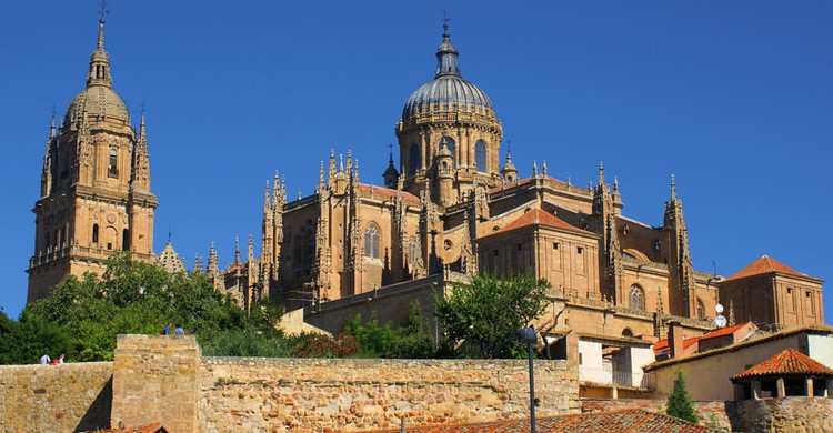 Vista de las dos catedrales de Salamanca. Antonio García (Flickr)