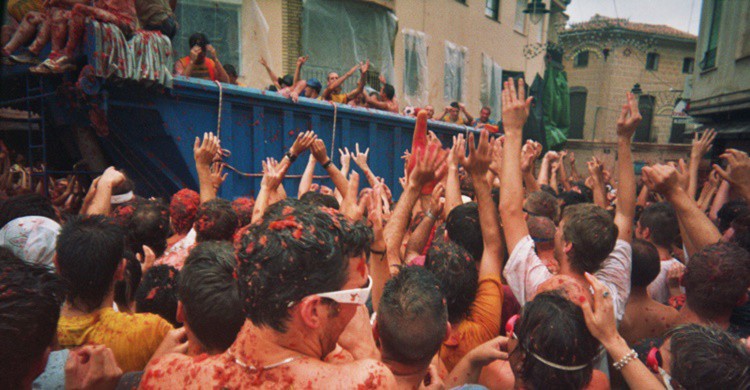 Tomatina de Buñol. Tim Wood (Flickr)