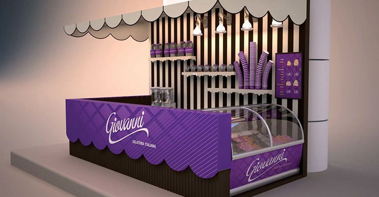 Gelatería Italiana Giovanni. Up to you Studio Creativo