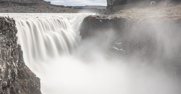 Cascada Detifoss, Islandia (Flickr)