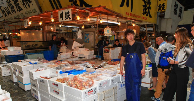 famoso mercado de pescado Tsukiji (Istock)