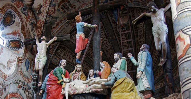 Escultura religiosa en San Miguel de Allende. Patrick Denker (Flickr)