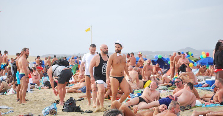 Imagen de la playa gay de Maspalomas. Giuseppe Spanu (Flickr)