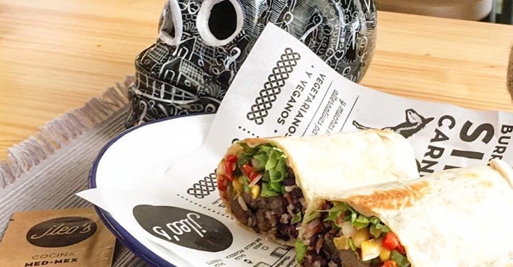 Presentación de burritos. Jleo’s (Facebook)