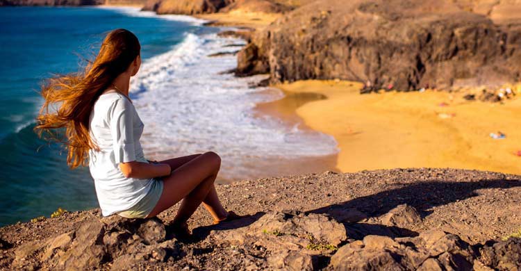 Playa de Papagayo en Lanzarote (iStock)