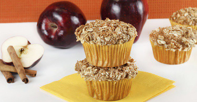 Muffins de manzana. Rosemary Buffoni (iStock)