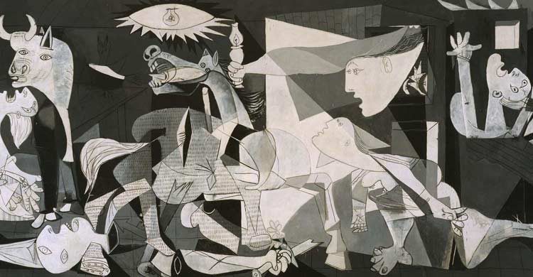 El Guernica, de Picasso, se encuentra en el Museo Reina Sofía de Madrid (museoreinasofia.es)