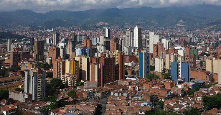 'Skyline' de Medellín. Iván Erre Jota (Flickr)
