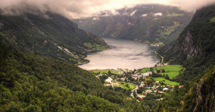 Vista parcial de Geiranger. Vicente Villamón (Flickr)