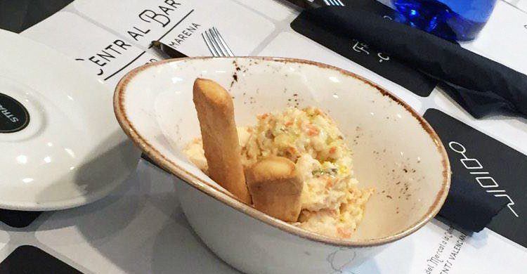 Ensaladilla de Ricard Camarena (Central Bar, Twitter)