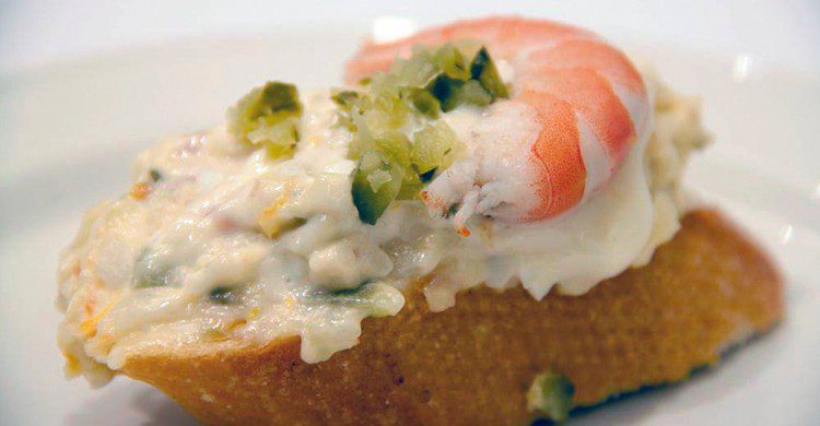 Pintxo de ensaladilla (Bar La Espiga Jatetxea, Facebook)