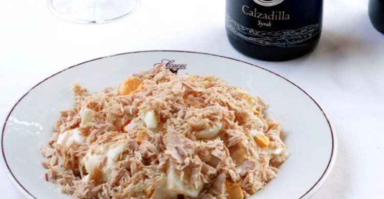 Ensaladilla en capas (Web del Restaurante Samm)