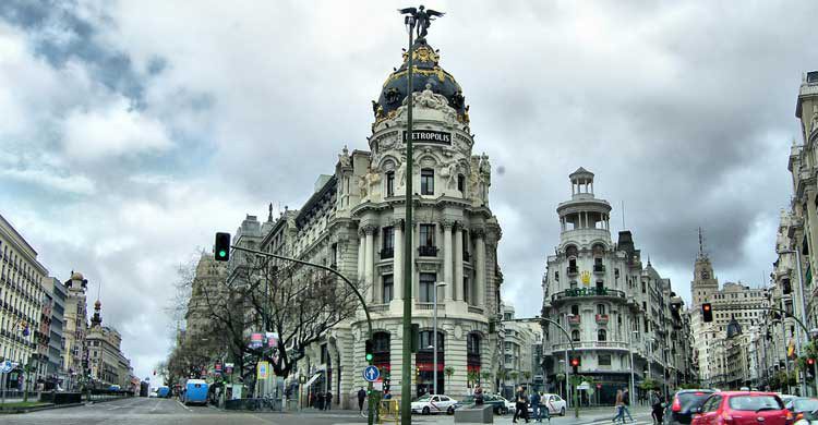 La Gran Vía ha recibido diferentes nombres a lo largo de su historia (Flickr)
