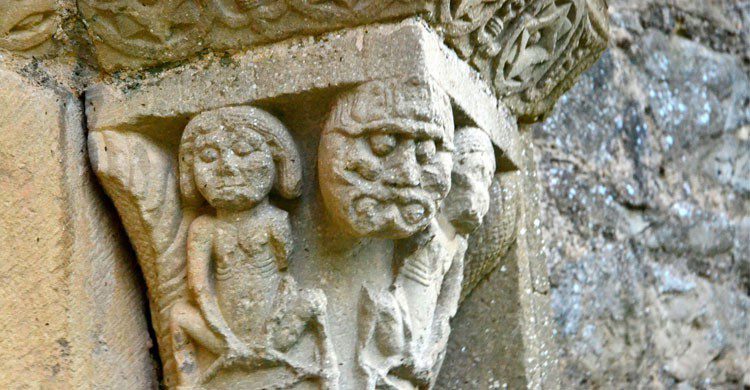 Detalle de la Torre de Olcoz, Navarra (Flickr)
