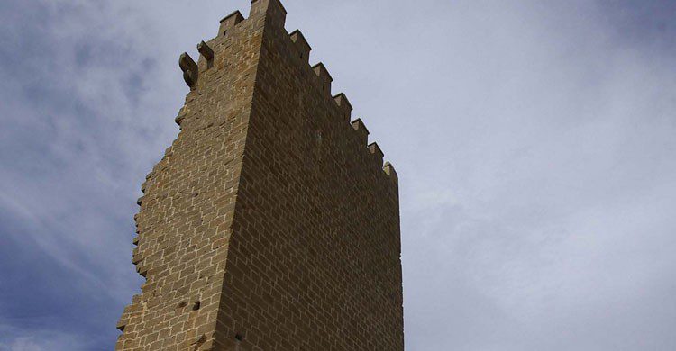 Restos del castillo de Santacara, Navarra (Flickr)