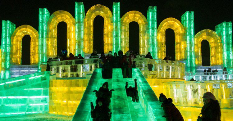 Toboganes en Harbin (La Priz, Foter)
