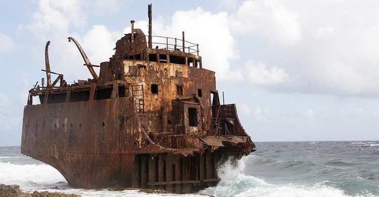 Naufragio en la isla de Klein Curaçao (Wouter Kiel, Foter)