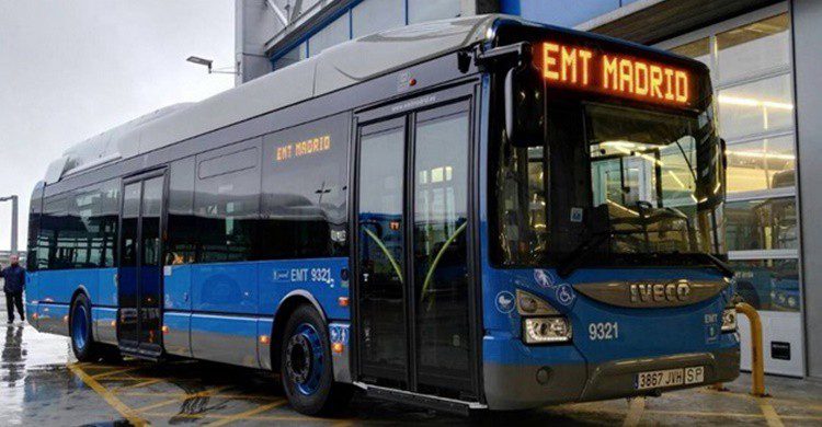 Autobús de la EMT (Twitter @EMTmadrid).