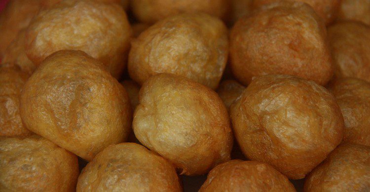 Buñuelos de una pastelería de Madrid