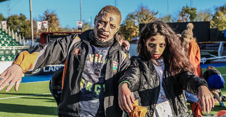 carrera zombi en Reino Unido