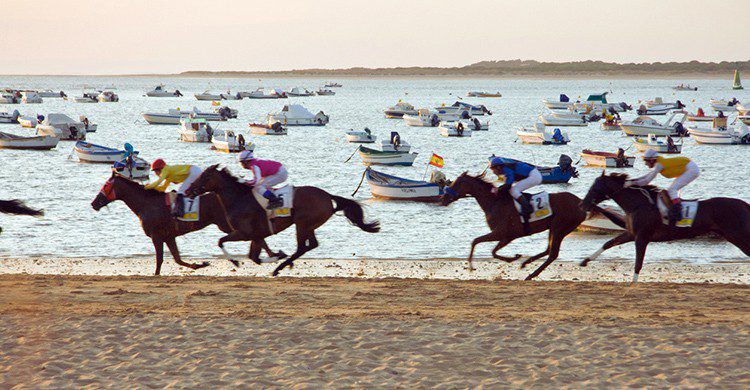 Carreras de caballos en Sanlúcar de Barrameda, Cádiz