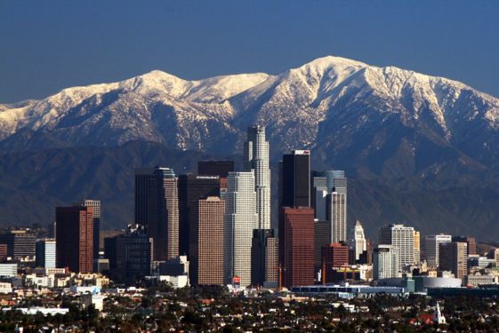 El espectacular skyline de Los Ángeles