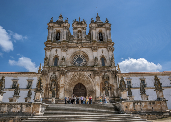 Portugal, Alcobaça. Monastery of Santa Maria de Alcobaça