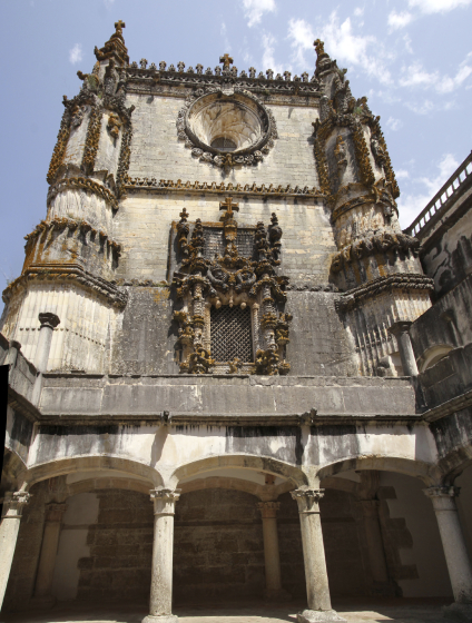 Templar Castle in Tomar. Portugal
