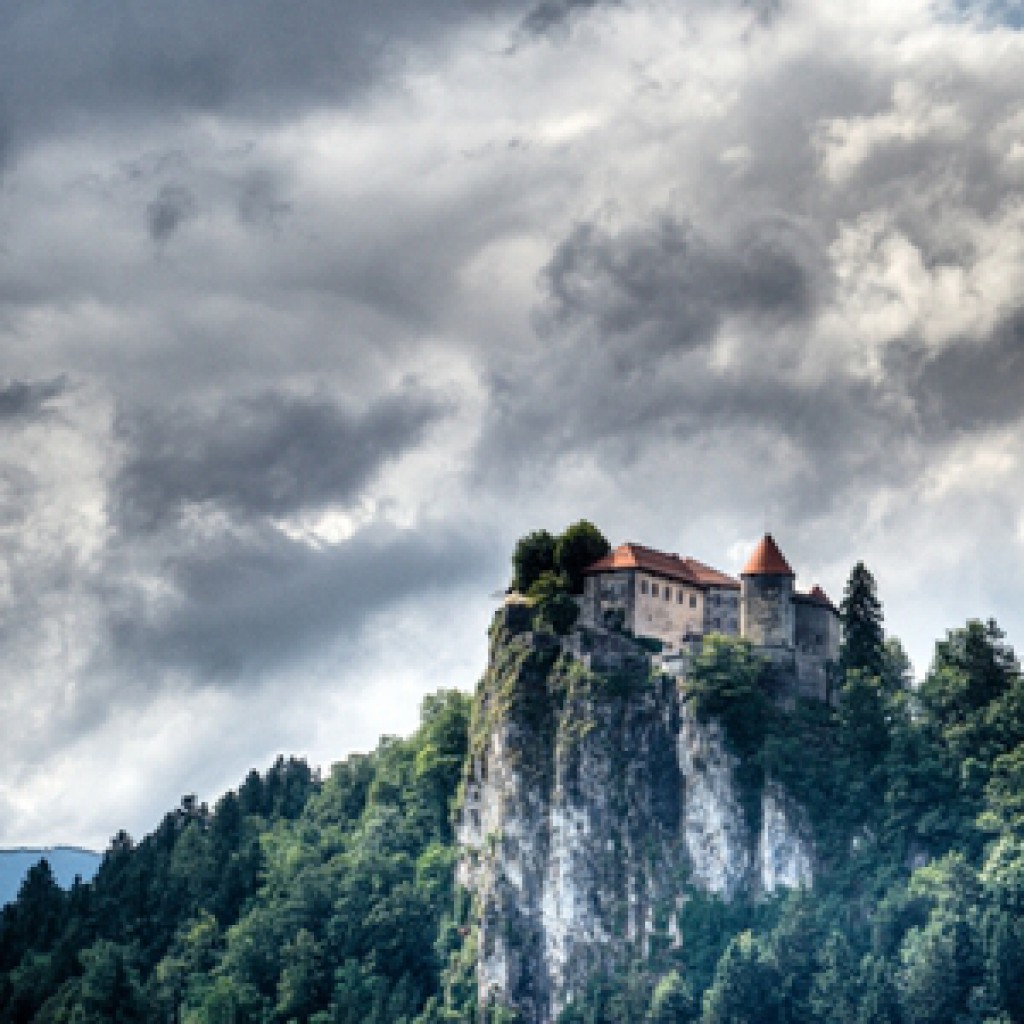 1. Castillo de Bled en Eslovenia.