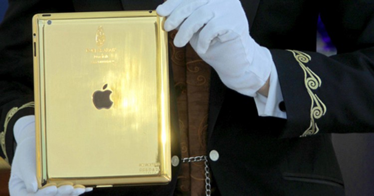 Ipad de oro puro