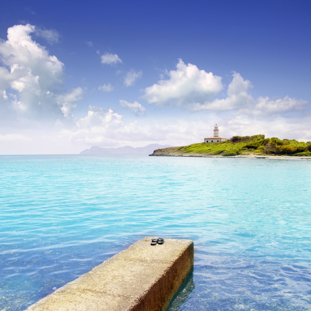 Alcanada Alcudia Mallorca with Aucanada island