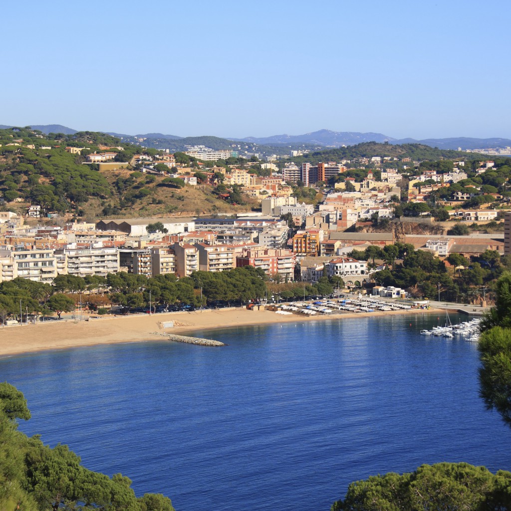 Sant Feliu de Guixols beach (Costa Brava, Spain)