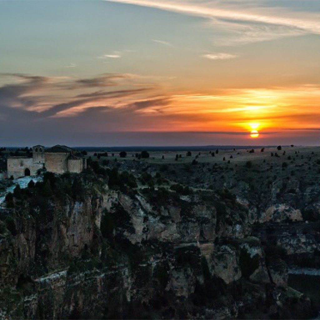 Ermita de San Frutos, en las Hoces del Duratón, en Segovia