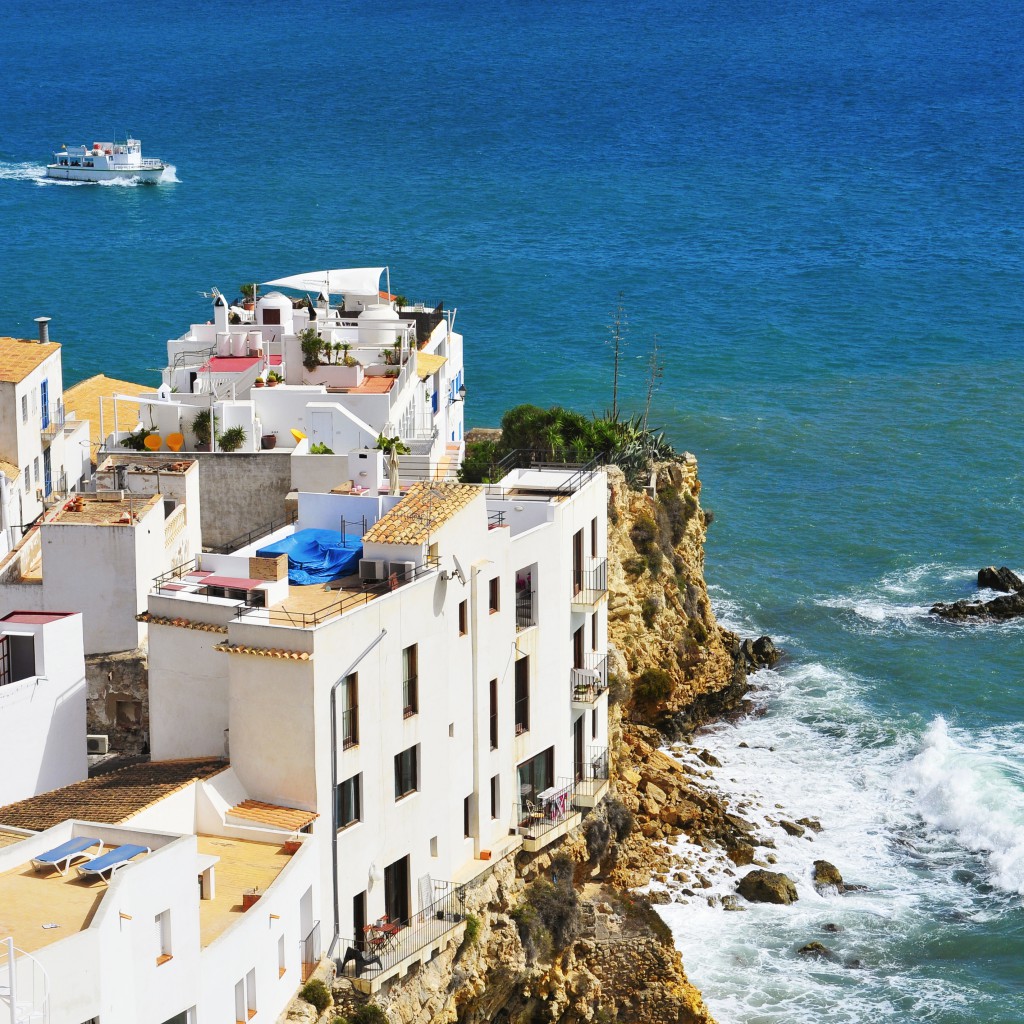 Sa Penya District in Ibiza Town, Balearic Islands, Spain