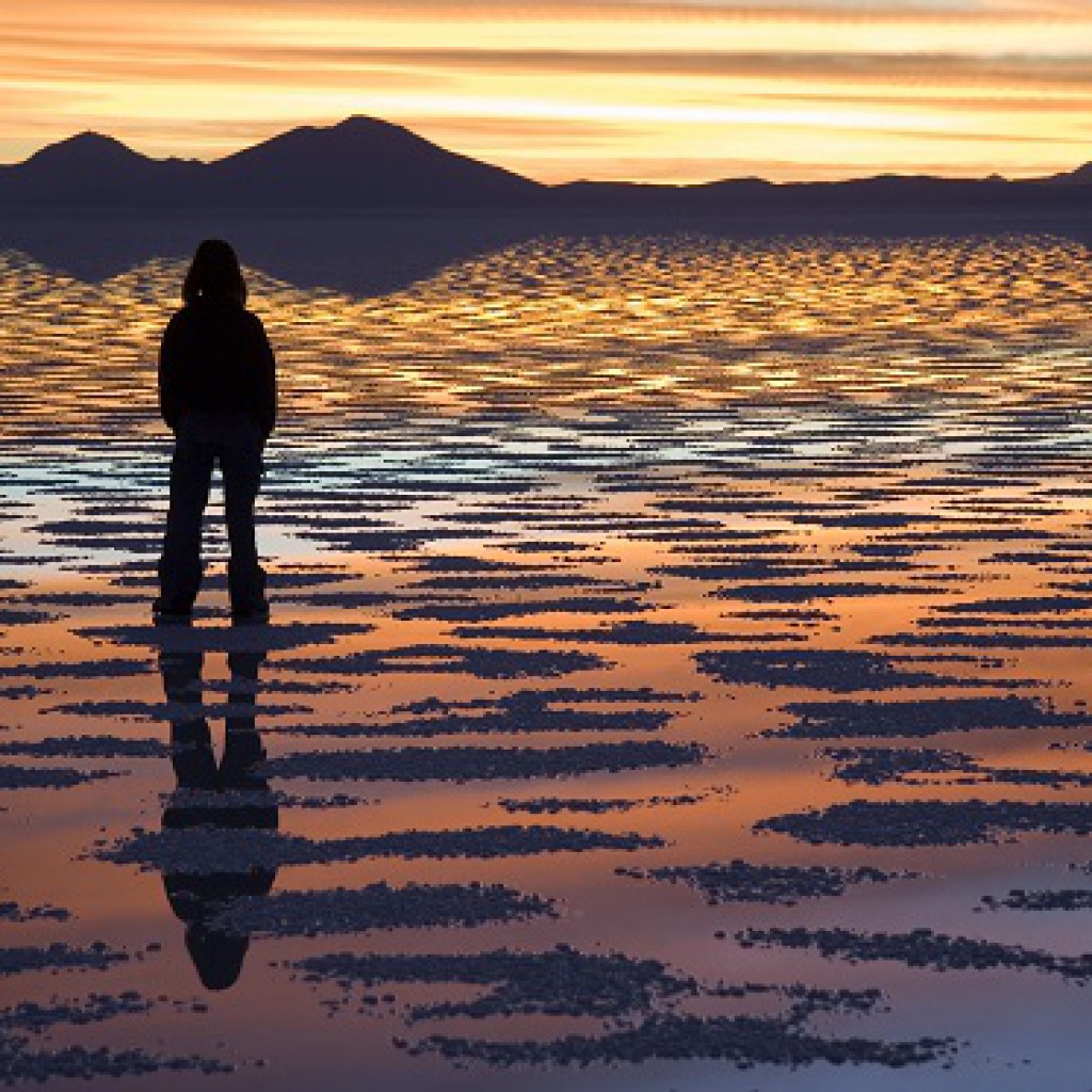 2. El salar de Uyuni, en Bolivia