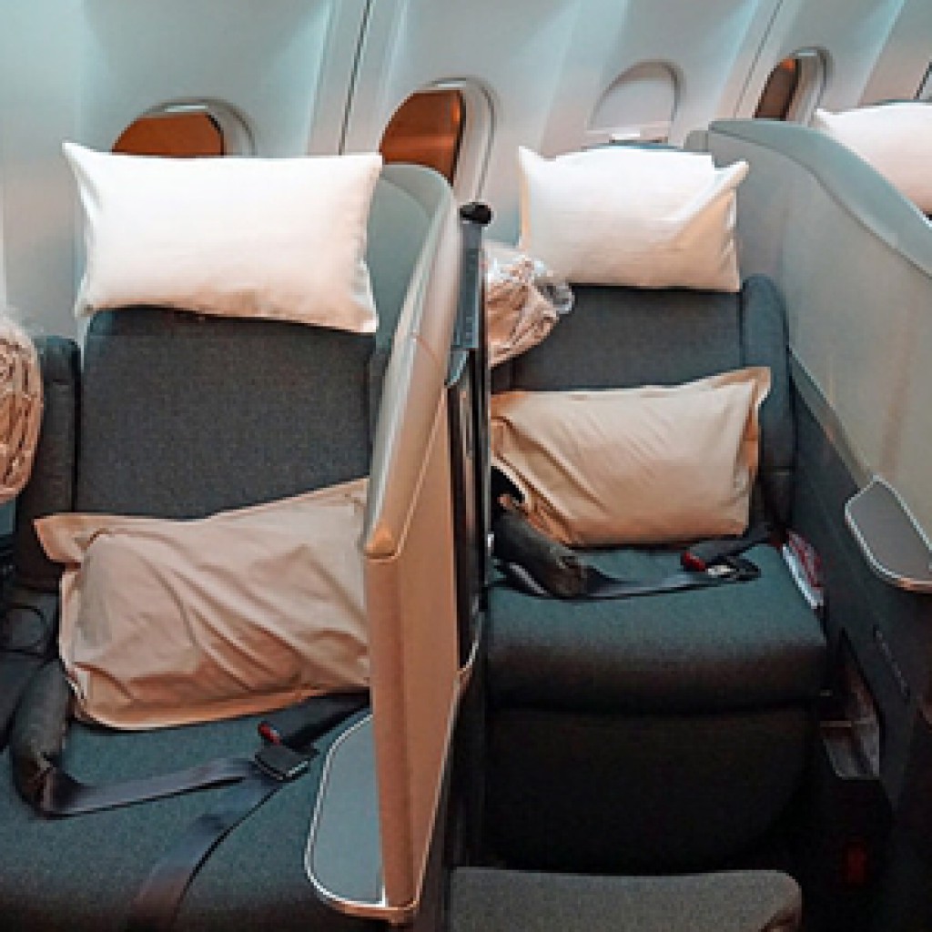 1. A ser posible, elige asiento.