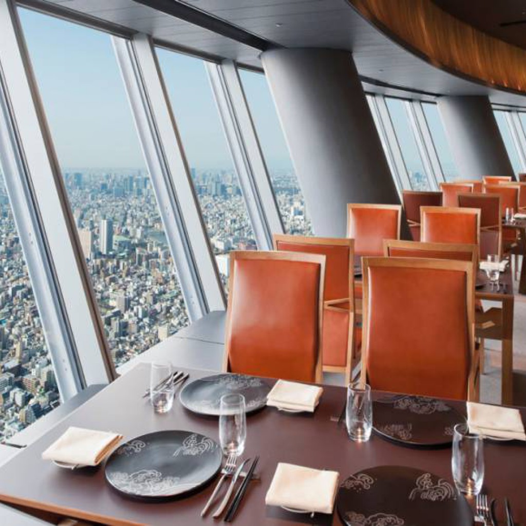 1. Sky Restaurant 634 (Tokio, Japón)