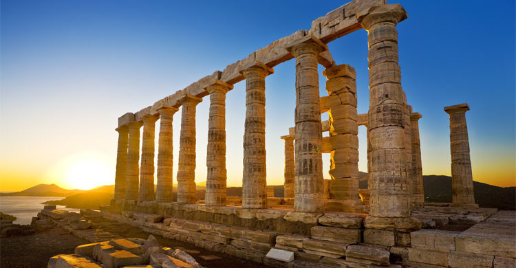 El templo de Poseidón, Grecia (iStock)