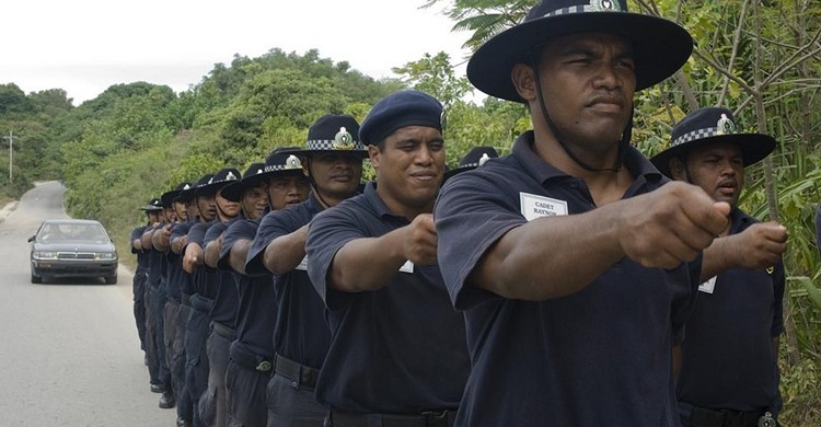 Policía en Nauru. Department of Foreign Affairs and Trade (Flickr).