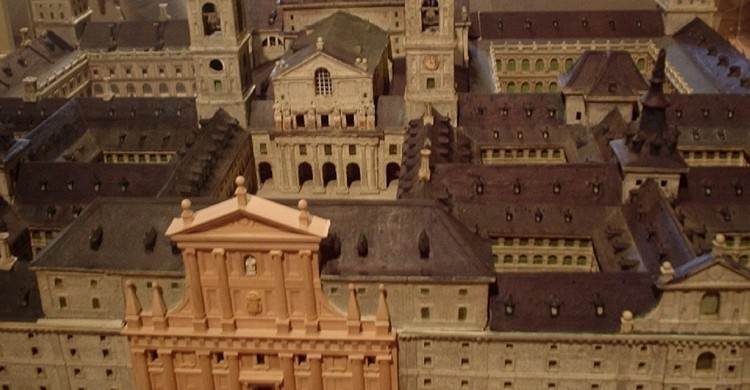 Maqueta del monasterio. Victoria Rachitzky Hoch (Flickr)