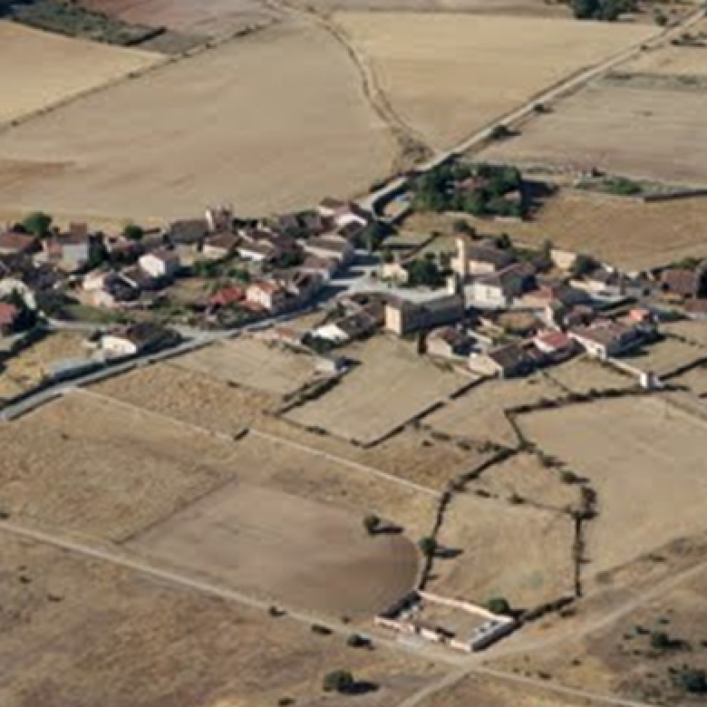 Vista aérea de Arahuetes. R.Melgar (Ayuntamiento de Arahuetes)
