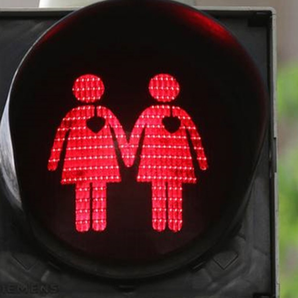 Semáforo 'gay' de Viena.