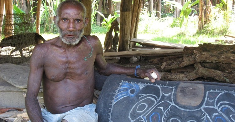 Aborigen de Papúa Nueva Guinea. David Bacon (Flickr).