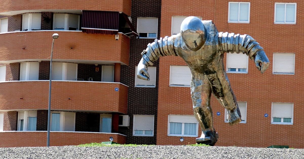 El astronauta, Valdemoro. Manuel (Flickr)