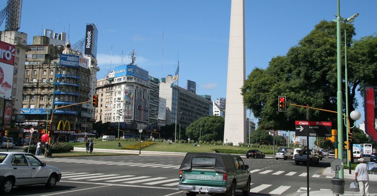 Avenida 9 de julio de Buenos Aires. Steven Newton (Flickr)