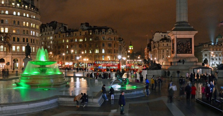 Trafalgar Square en Londres. Dncnh (Flickr)